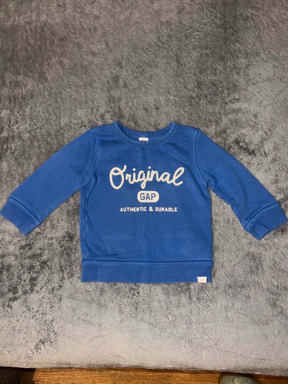 GAP Royal Blue "Original" Crew Sweatshirt
